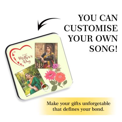 Happy Mother’s Day Musical Fridge Magnet (Custom Photo & Song)
